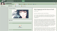 Desktop Screenshot of landofthesky.deviantart.com