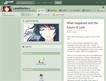 Tablet Screenshot of landofthesky.deviantart.com