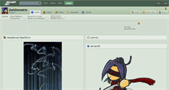 Desktop Screenshot of darkdemetrio.deviantart.com
