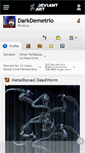 Mobile Screenshot of darkdemetrio.deviantart.com