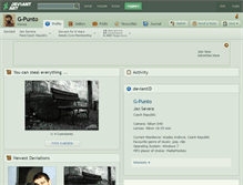 Tablet Screenshot of g-punto.deviantart.com