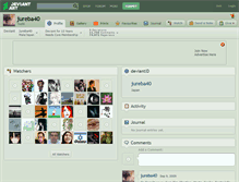 Tablet Screenshot of jureba40.deviantart.com