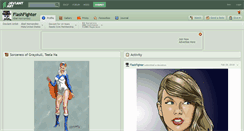 Desktop Screenshot of flashfighter.deviantart.com