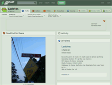 Tablet Screenshot of laxitives.deviantart.com
