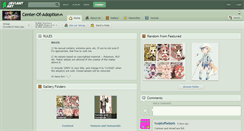 Desktop Screenshot of center-of-adoption.deviantart.com