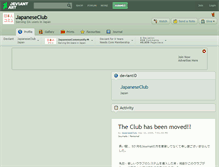 Tablet Screenshot of japaneseclub.deviantart.com
