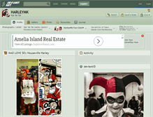 Tablet Screenshot of harleymk.deviantart.com