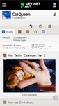 Mobile Screenshot of cosqueen.deviantart.com