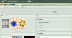 Desktop Screenshot of hati-the-moon-eater.deviantart.com
