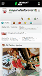 Mobile Screenshot of inuyashafanforever12.deviantart.com
