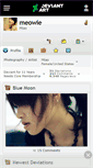 Mobile Screenshot of meowie.deviantart.com