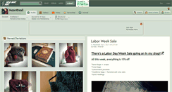 Desktop Screenshot of moonthrall.deviantart.com