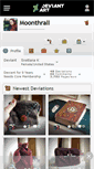 Mobile Screenshot of moonthrall.deviantart.com