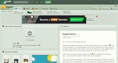 Desktop Screenshot of kiya15.deviantart.com