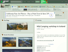 Tablet Screenshot of alex37.deviantart.com