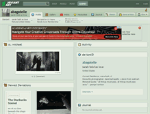 Tablet Screenshot of abagatelle.deviantart.com