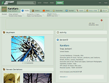 Tablet Screenshot of karokaro.deviantart.com