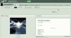 Desktop Screenshot of johnnymalkavius.deviantart.com