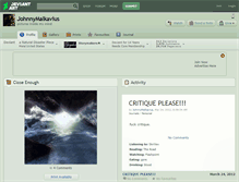 Tablet Screenshot of johnnymalkavius.deviantart.com