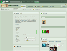 Tablet Screenshot of mystic-mobius.deviantart.com