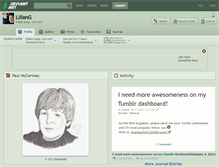 Tablet Screenshot of liliang.deviantart.com