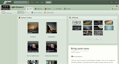 Desktop Screenshot of light-dream.deviantart.com