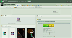 Desktop Screenshot of liza-awesomesauce.deviantart.com