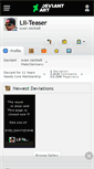 Mobile Screenshot of lil-teaser.deviantart.com