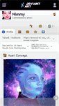 Mobile Screenshot of nimmy.deviantart.com