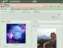 Tablet Screenshot of nimmy.deviantart.com