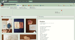 Desktop Screenshot of phantomdreamer89.deviantart.com
