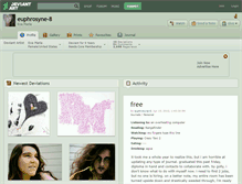 Tablet Screenshot of euphrosyne-8.deviantart.com