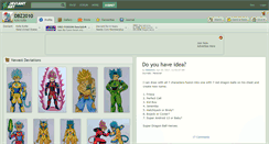 Desktop Screenshot of dbz2010.deviantart.com