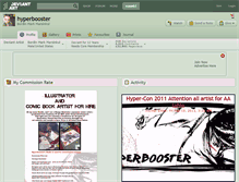 Tablet Screenshot of hyperbooster.deviantart.com