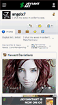 Mobile Screenshot of angelx7.deviantart.com