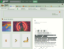 Tablet Screenshot of blue3.deviantart.com