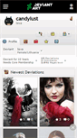 Mobile Screenshot of candylust.deviantart.com