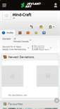 Mobile Screenshot of mind-craft.deviantart.com