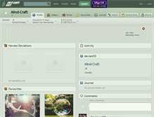 Tablet Screenshot of mind-craft.deviantart.com