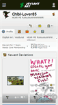 Mobile Screenshot of chibi-lover85.deviantart.com