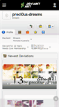 Mobile Screenshot of preci0us-dreams.deviantart.com