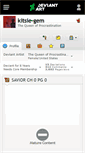 Mobile Screenshot of kitsie-gem.deviantart.com