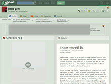 Tablet Screenshot of kitsie-gem.deviantart.com