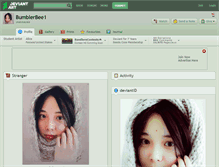 Tablet Screenshot of bumblerbee1.deviantart.com