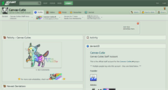 Desktop Screenshot of canvas-cutie.deviantart.com