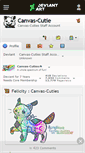 Mobile Screenshot of canvas-cutie.deviantart.com