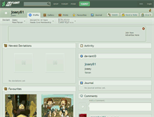 Tablet Screenshot of joaey81.deviantart.com