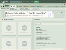 Tablet Screenshot of abe64.deviantart.com