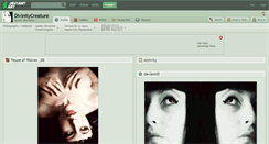 Desktop Screenshot of divinitycreature.deviantart.com