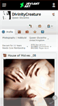 Mobile Screenshot of divinitycreature.deviantart.com